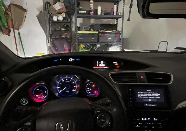 Honda Civic cena 65000 przebieg: 154861, rok produkcji 2016 z Bydgoszcz małe 191